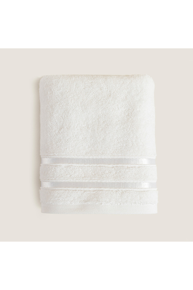 Chic 100% Cotton Face Towel 50X80 cm White