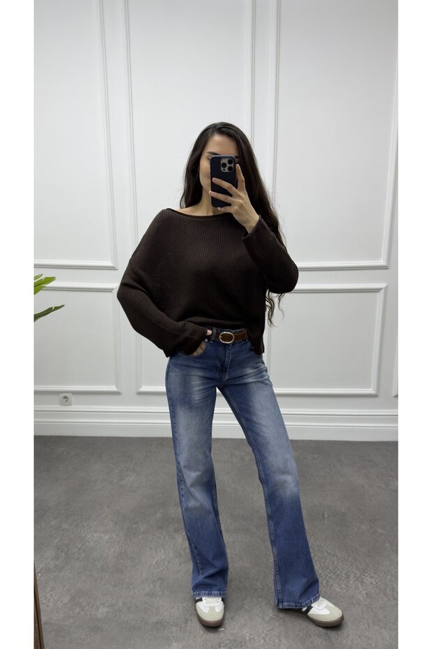 Women's Low Waist Suede Belted Jeans