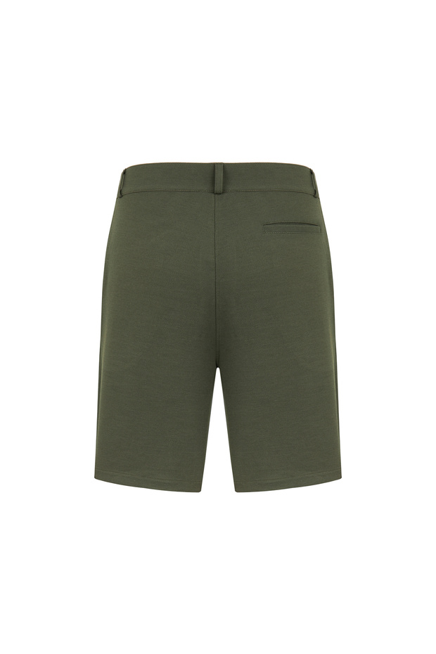 PAMUKLU BERMUDA ŞORT - 2