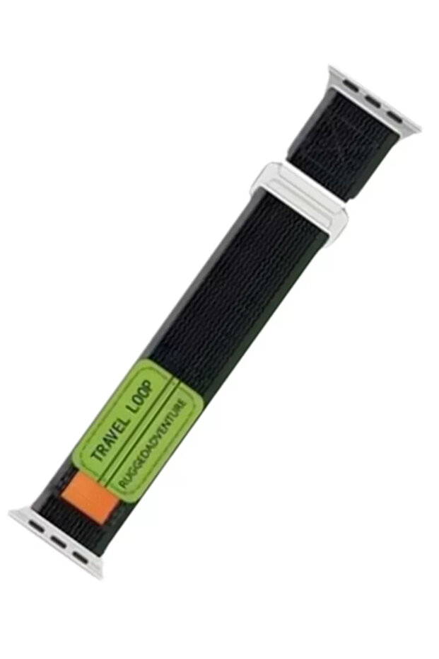 Newface Apple Watch 42mm Alice Fabric Band - Green-Grey