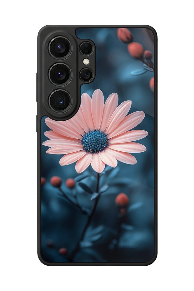 Samsung Galaxy S26 Ultra Compatible Glossy Premium Case with Flower Design