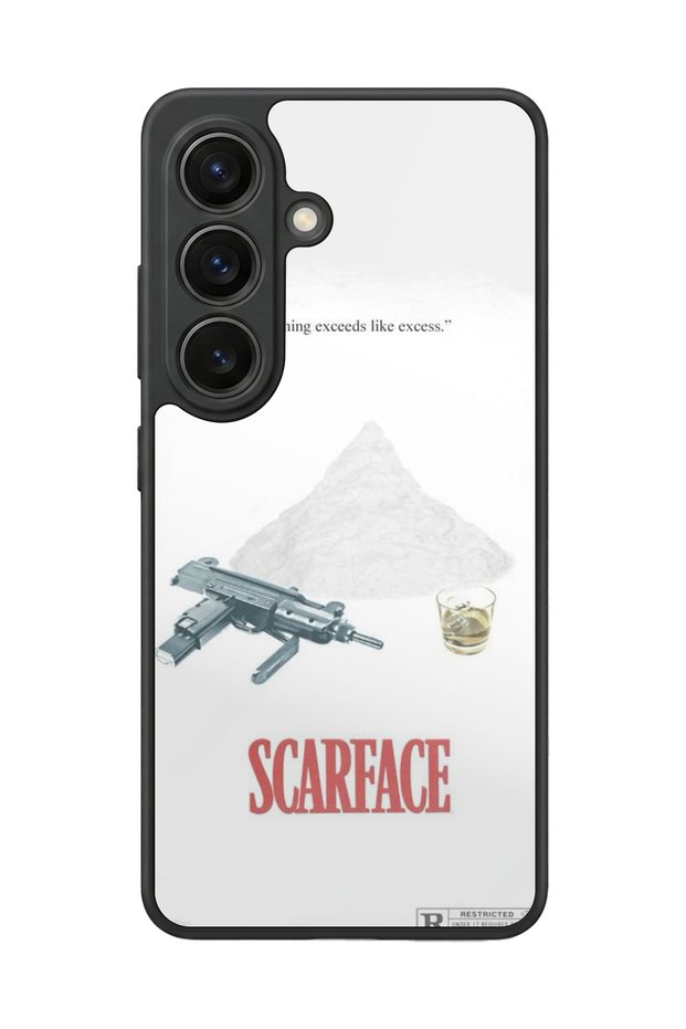 Samsung Galaxy S26 Compatible Scarface Design Glossy Premium Case