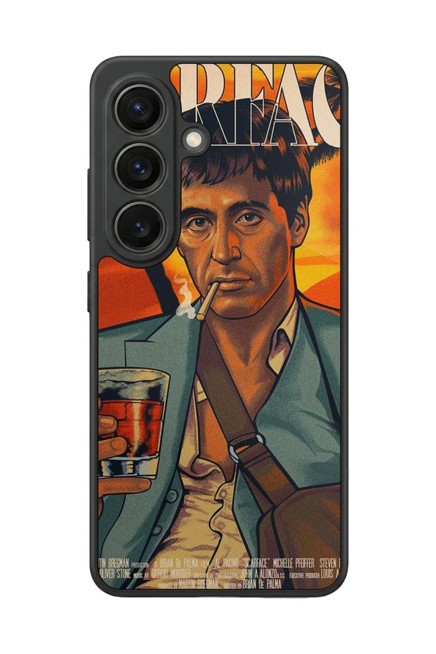 Samsung Galaxy S26 Compatible Scarface Design Glossy Premium Case
