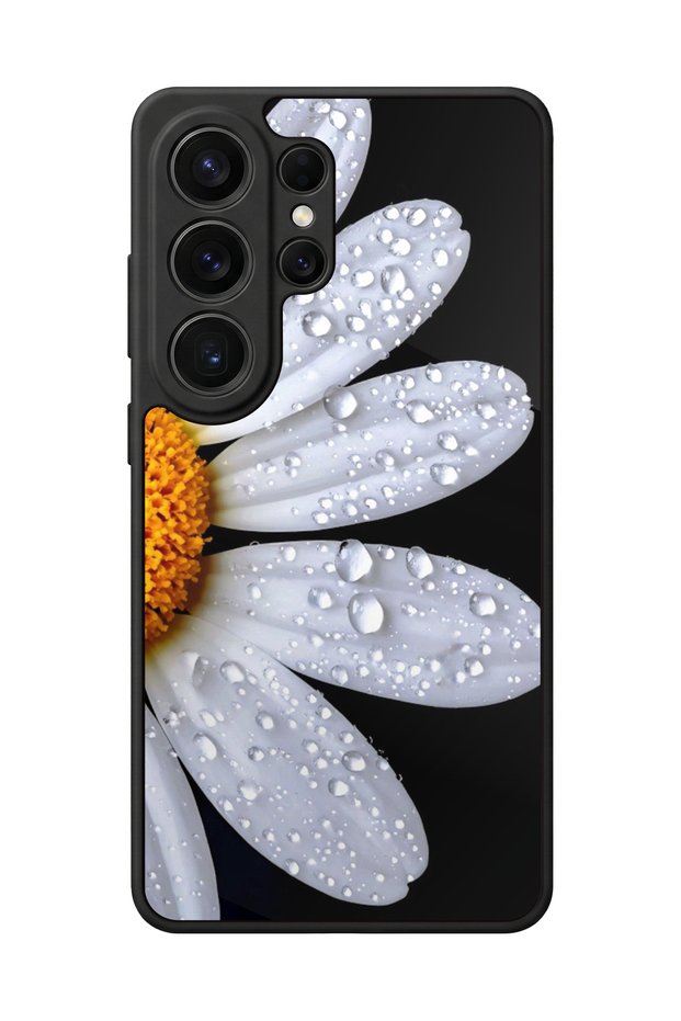 Samsung Galaxy S26 Ultra Compatible Glossy Premium Case with Flower Design