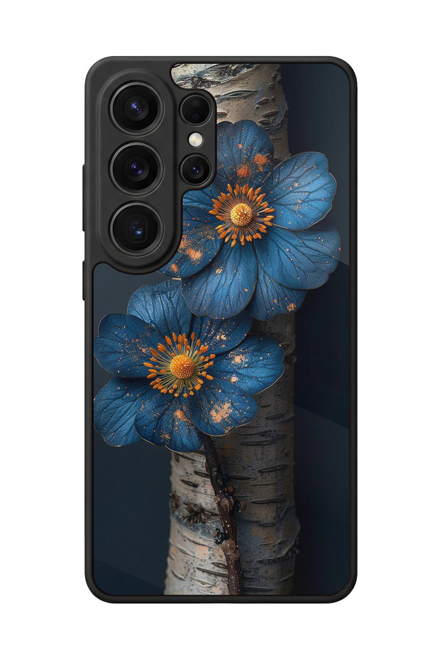 Samsung Galaxy S26 Ultra Compatible Glossy Premium Case with Flower Design