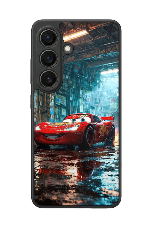 Samsung Galaxy S26 Compatible Lightning Mcqueen Design Glossy Premium Case