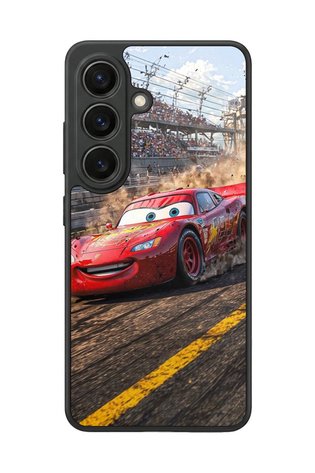 Samsung Galaxy S26 Compatible Lightning Mcqueen Design Glossy Premium Case