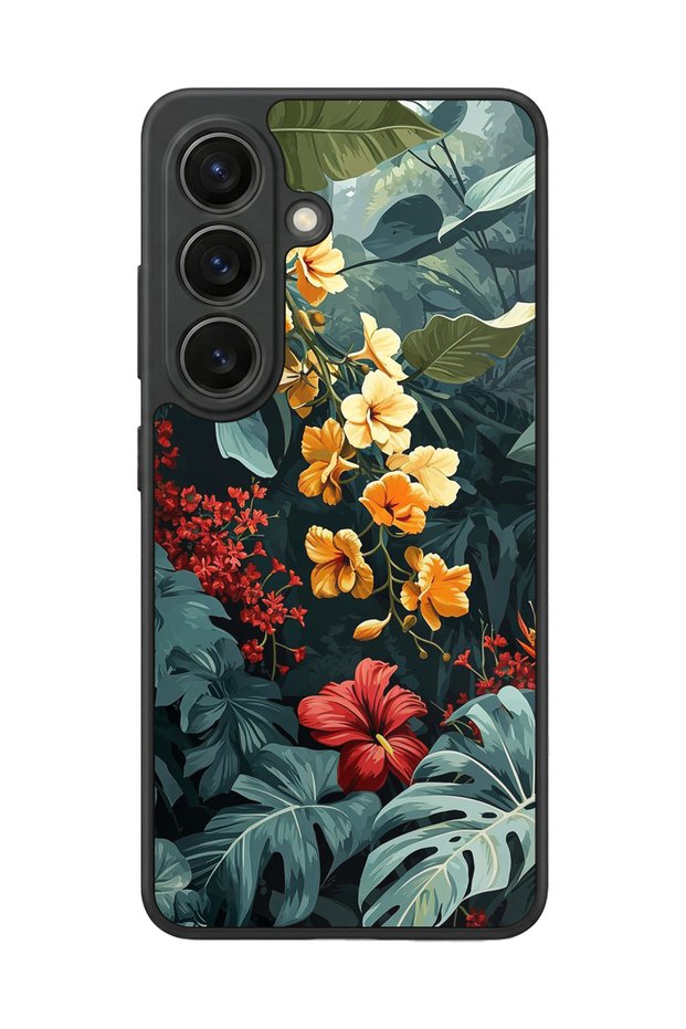 Samsung Galaxy S26 Compatible Botanical Design Glossy Premium Case