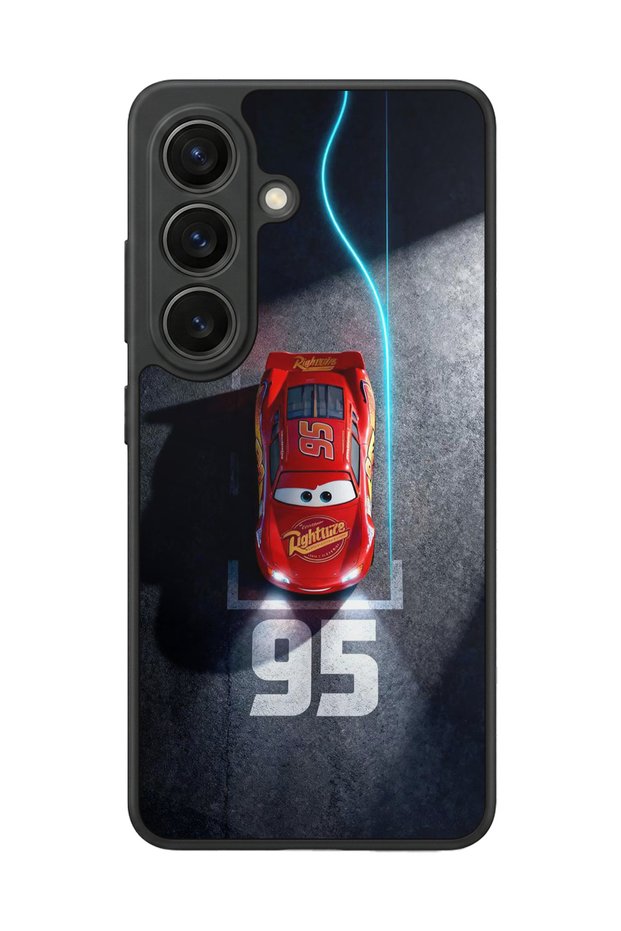Samsung Galaxy S26 Compatible Lightning Mcqueen Design Glossy Premium Case