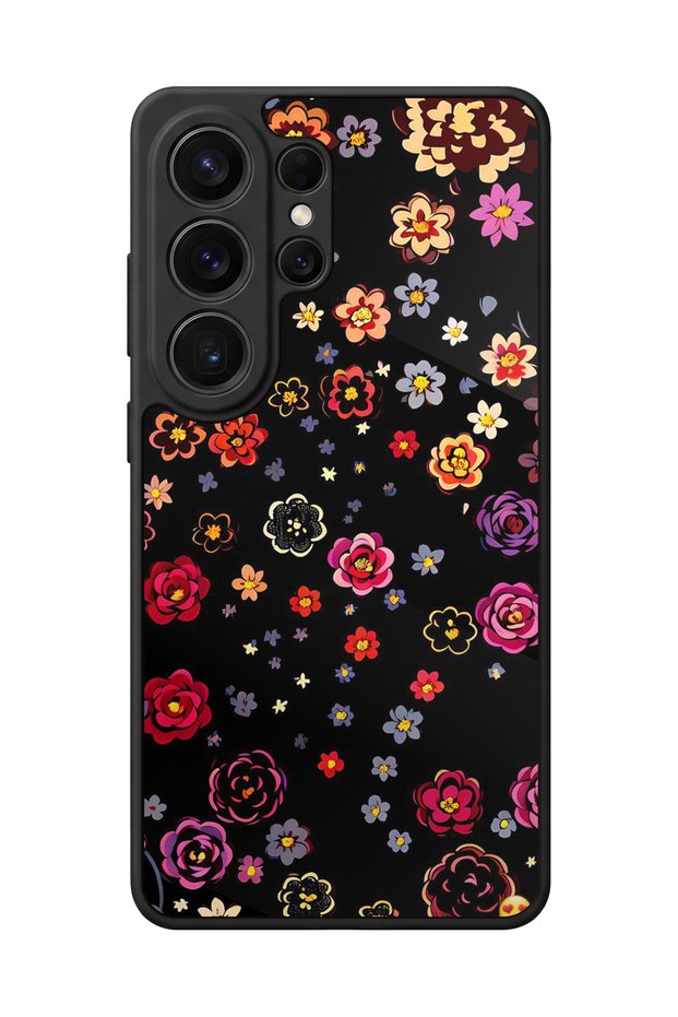 Samsung Galaxy S26 Ultra Compatible Floral Design Glossy Premium Case