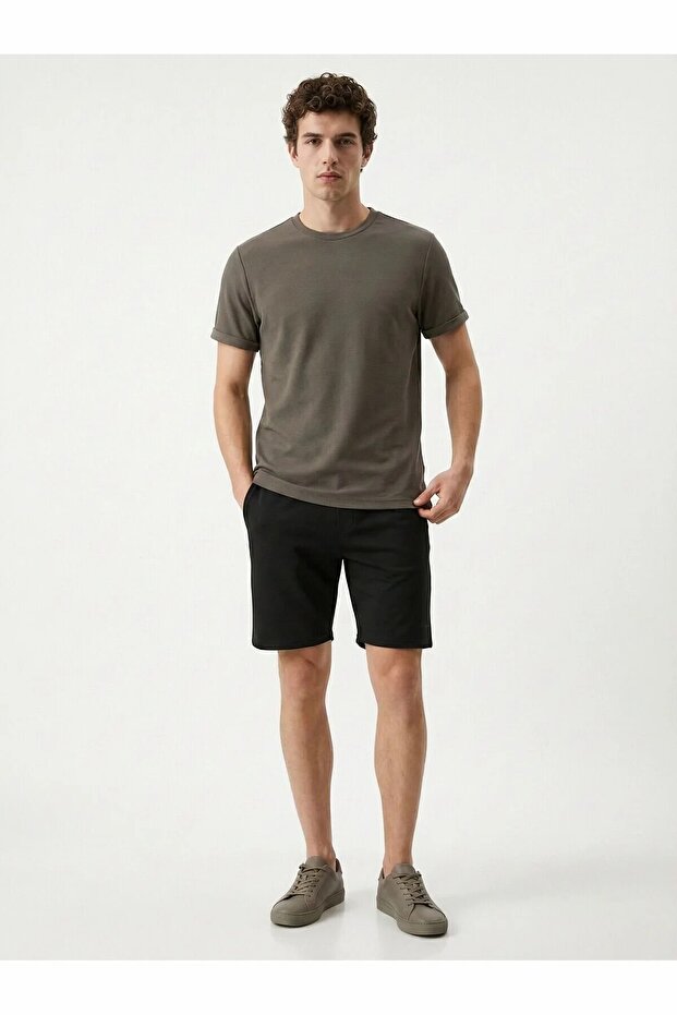 Men's Khaki Lf 2042285 White m Tss T-Shirt Lf2042285-Kha