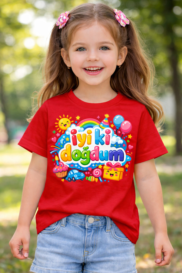 100% Cotton I Was Born to Be Good Printed Children's T-Shirt