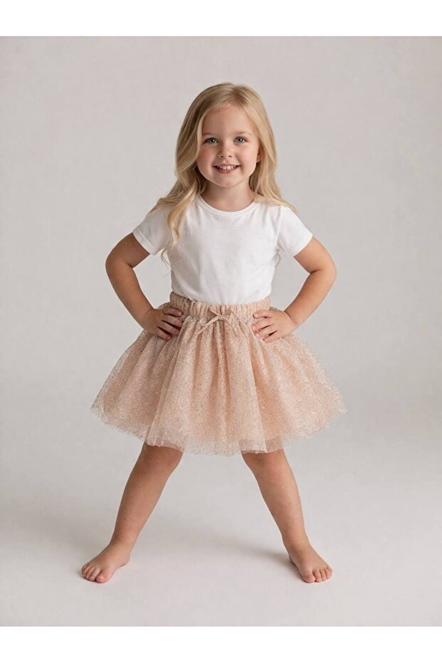 Glittery Pink Tutu Skirt