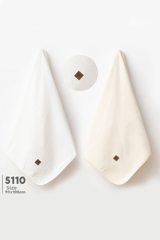 100% Cotton Breathable Soft Swaddle Cover Baby Blanket Si Leather Labelled 90X100 cm