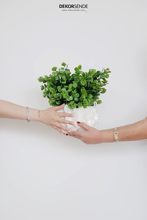 Artificial Mini Eucalyptus Bunch 30 cm - 1