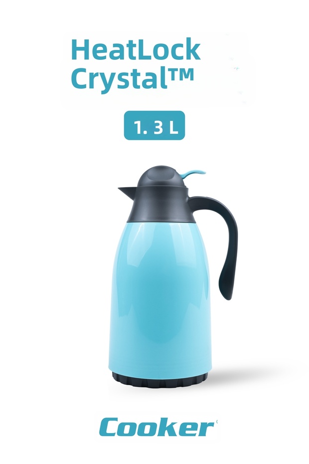 Heatlock Crystal 1.3 Liter Glass Thermos Ckr2018