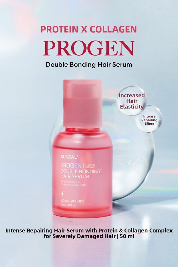 Intensive Repair Hair Serum for Overdamaged Hair Progen Double Bonding Hair Serum