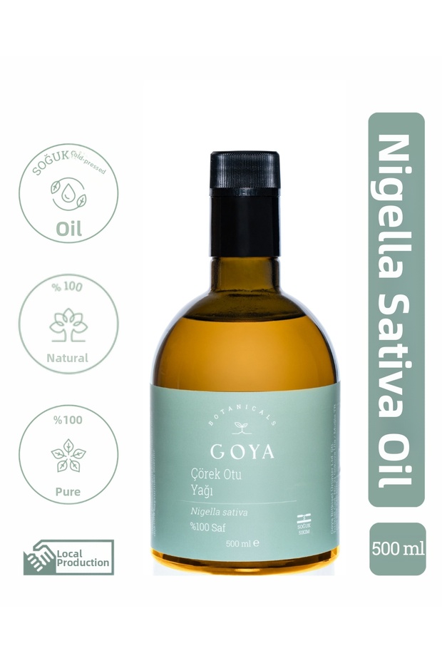 Black Cumin Seed Oil |   500 ml - Cold Pressed - 100% Pure and Natural