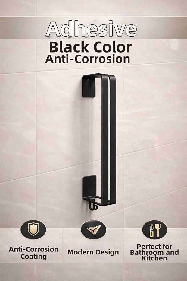 Toilet Paper Rack,Towel Rack, Self-Adhesive,No Need to Screw/Mount