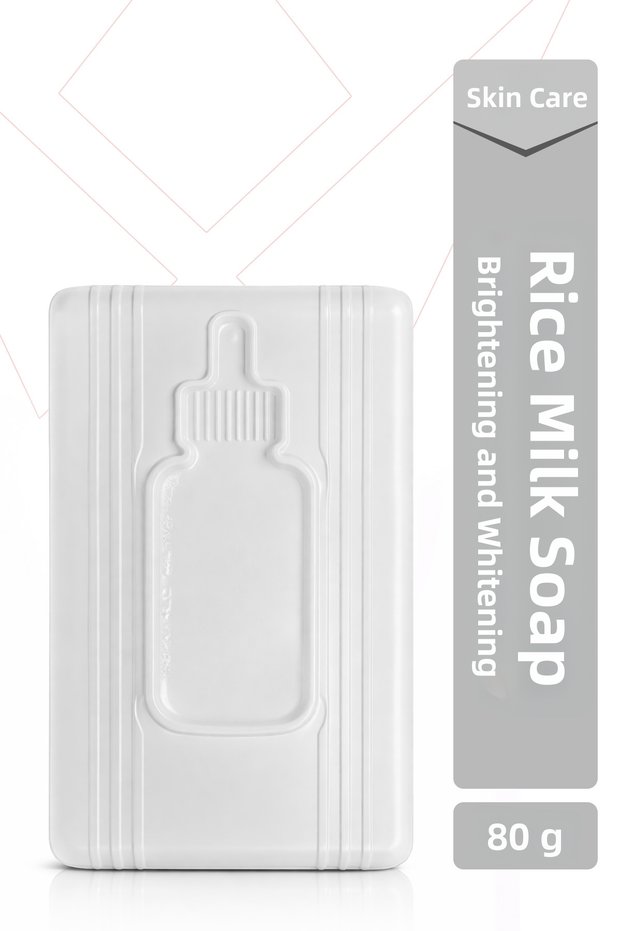 Rice Milk Soap | Brightening and Whitening Anti-Blemish Facial Soap 80 Gr