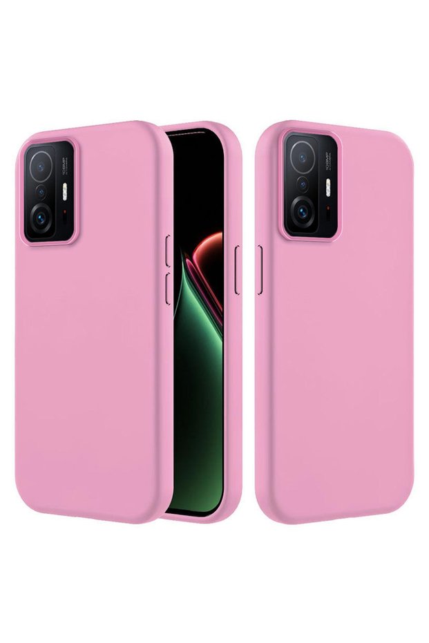 Xiaomi Mi 11t Compatible Velvet Erasable Launch Case Pink