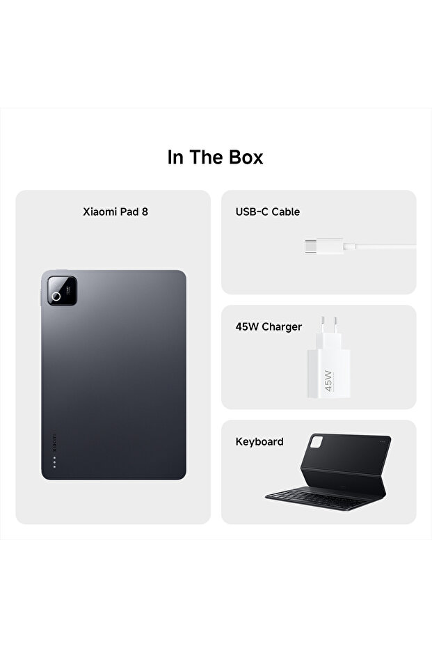 Pad 8 8GB 256 GB Gri (Xiaomi Türkiye Garantili) - 6