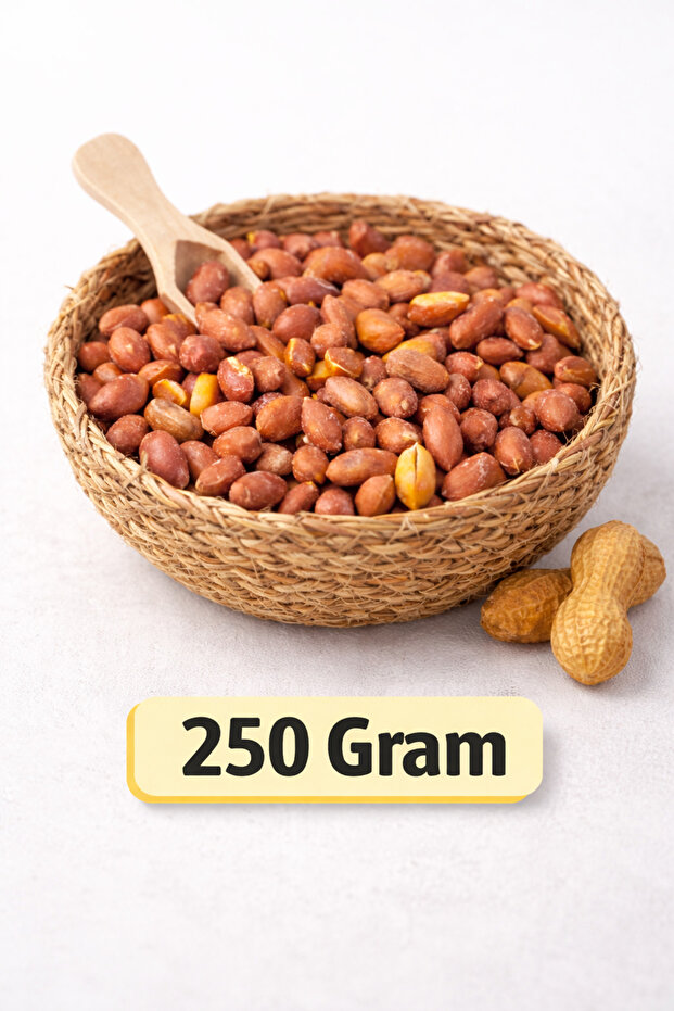 ÜLKÜ KURUYEMİŞ (250 GR) Taze Kavrulmuş Ekonomik Tuzlu Yer Fıstığı %100 Taze İçi Tatlı Atıştırmalık