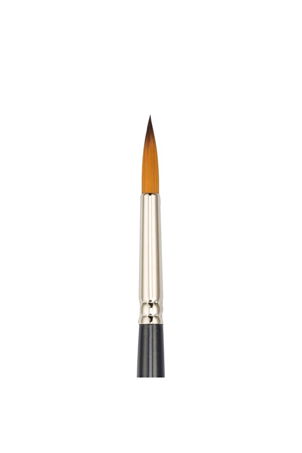 200R Series Synthetic Bristle Round Brush No: 10 X 12 Pieces