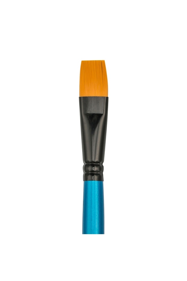 210F Series Synthetic Bristle Flat Cut Brush No: 14 X 12 Pieces