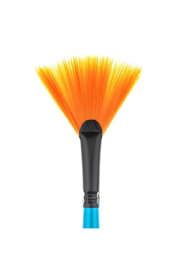 213 Series Synthetic Bristle Fan Brush No: 12 X 12 Pieces