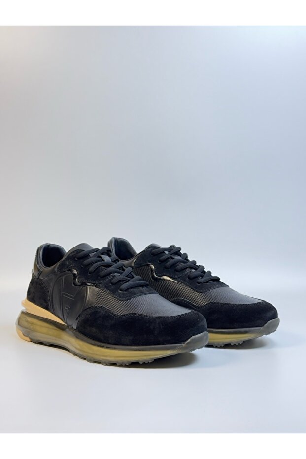 Premium Genuine Leather Men's Sneaker | Imported Air-Based