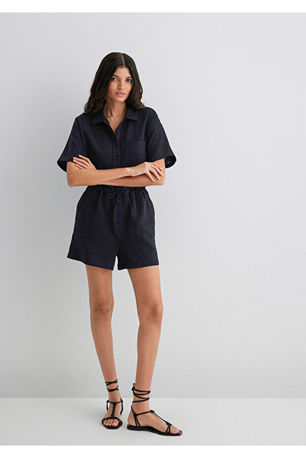 Siyah Tulum 1011058-900 - 2