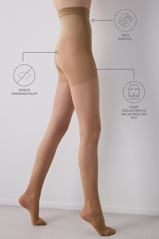 Siluet Külotlu Çorap - 2