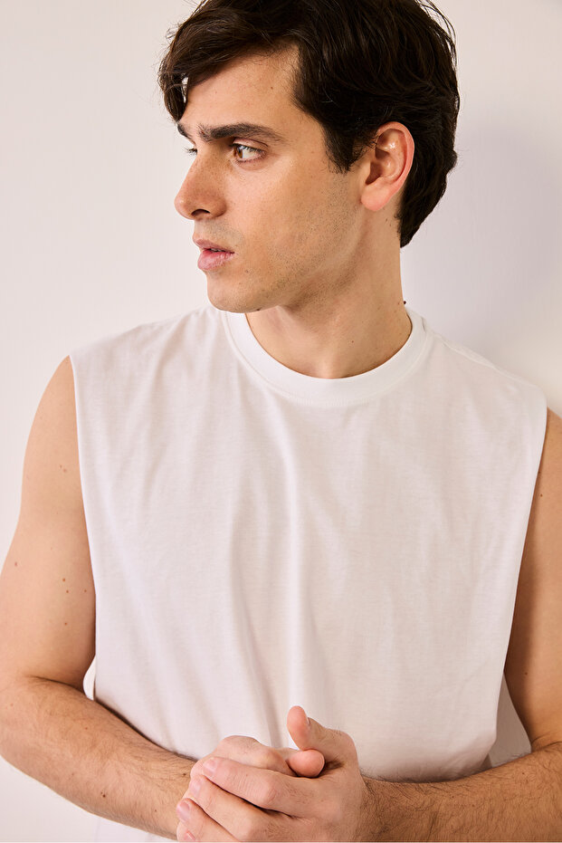 Sıfır Kol Tshirt - 3