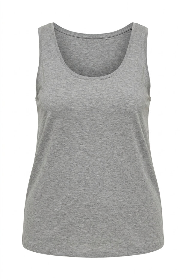 Large Size Zero Sleeve Basic Undershirt 1097164 - 6