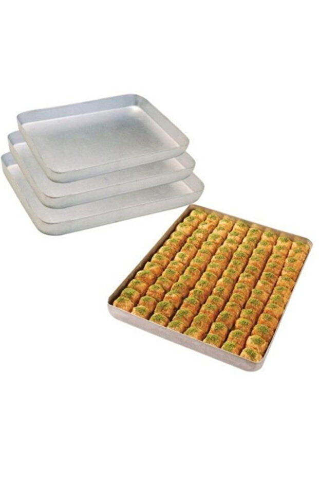 Aluminum Baklava Pastry Tray 30X40 cm