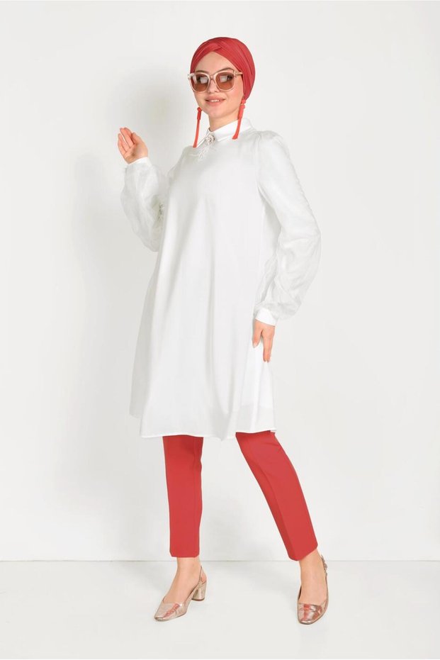 Tunic with Towel Sleeves 40481
