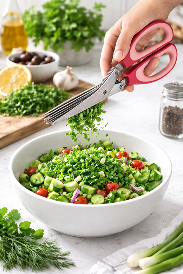 Multi-Blade Vegetable & Greenery Chopping Scissors