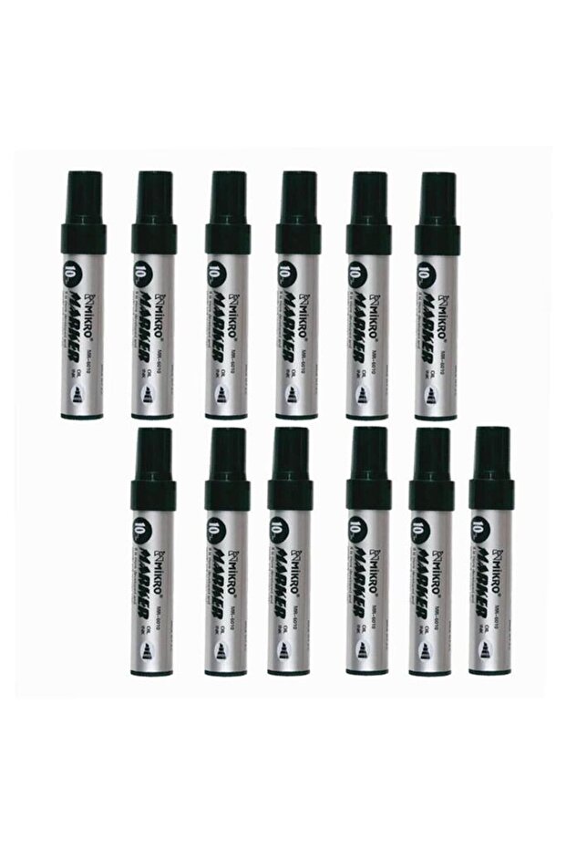 St. 6010 10Gr Jumbo Marker Pen Black 6010S - 12 Pieces