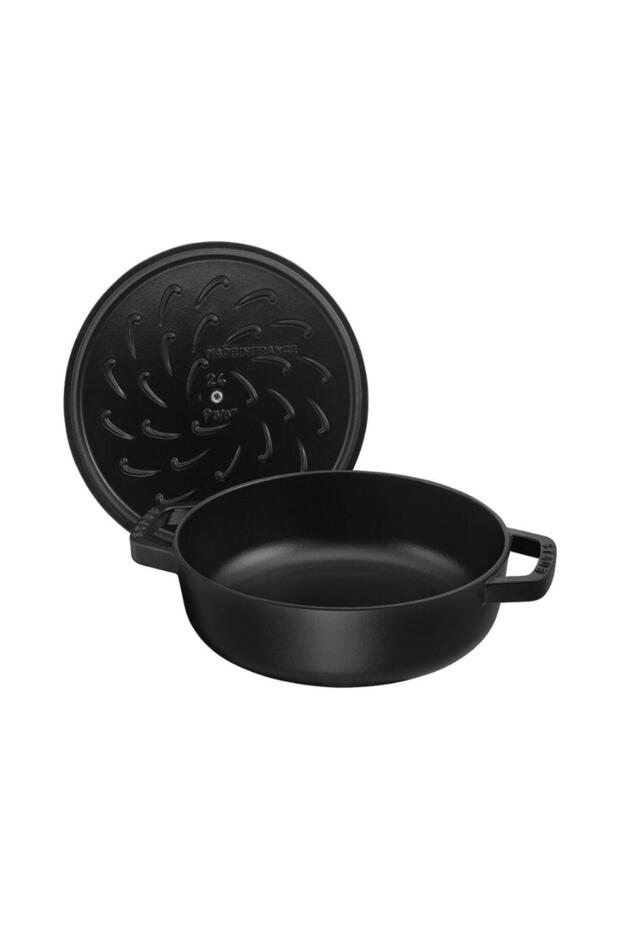 405114720 Saute Pan Chıstera Lid Round 28 cm