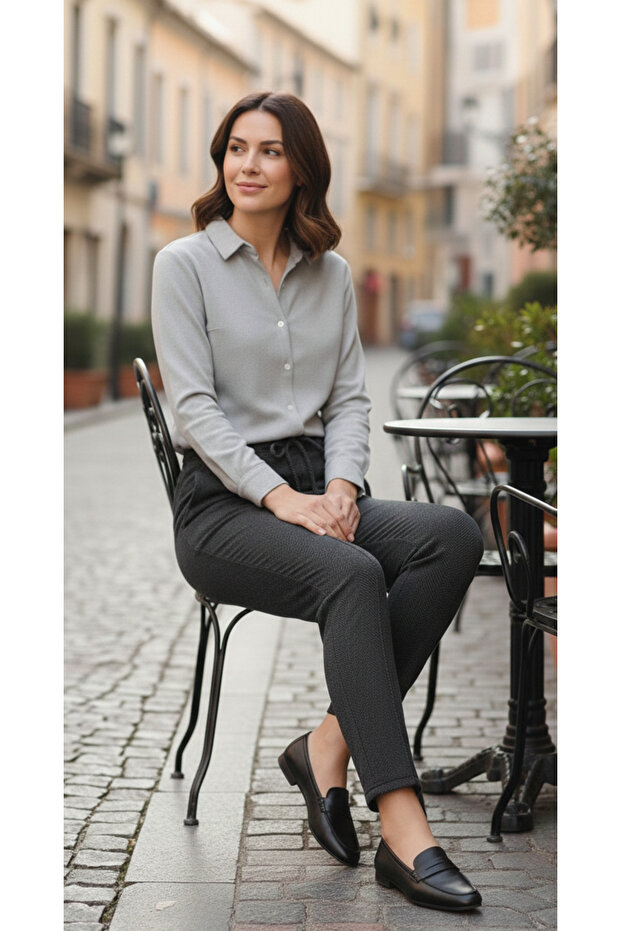 Iron Line Fish Sieri Pattern Pants - 1
