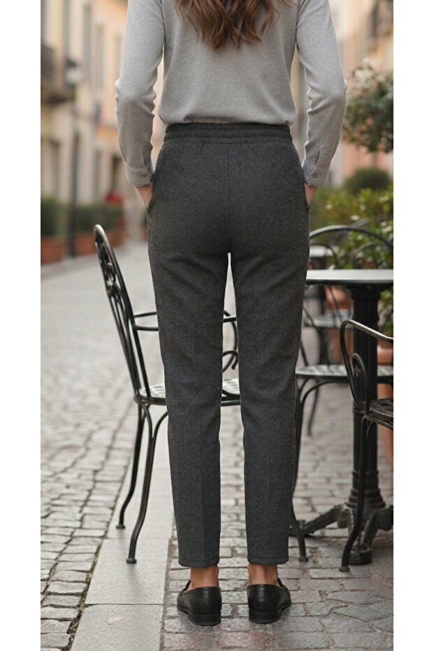 Iron Line Fish Sieri Pattern Pants - 4
