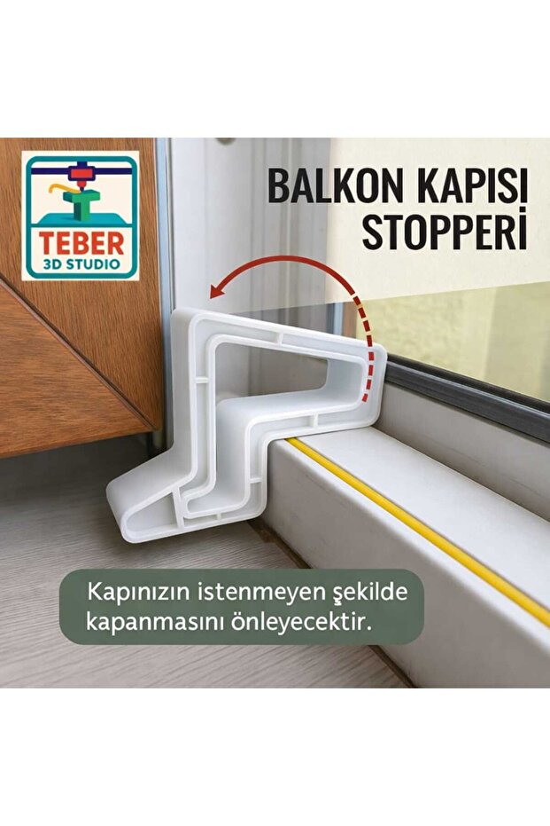 Pencere - Balkon Kapı Stoperi (Beyaz)