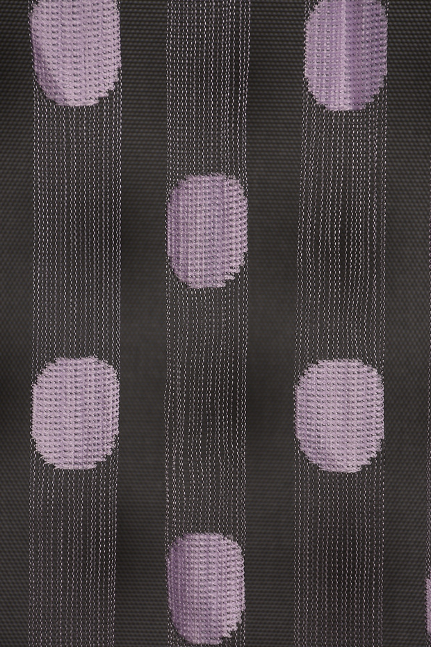 Pointed Double Color Lila Rope Curtain Ready Made Buttons Sewn on Rope Curtain 300*270 cm