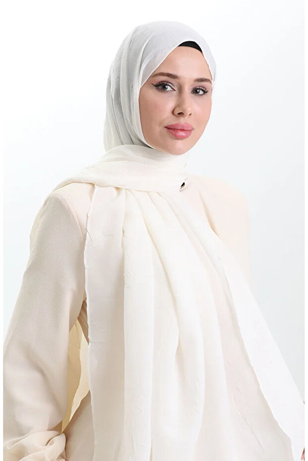 شال بامبو 70281-30 كريمي