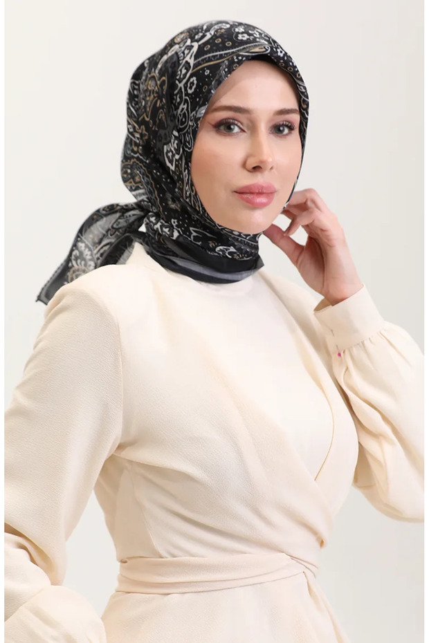 وشاح كهرماني 70290-08 أنثراسيت