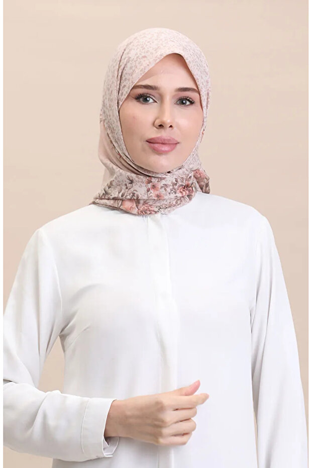 وشاح منقوش Flover-03 بني