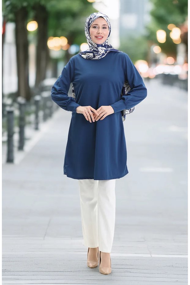Basic Tunic 1120-04 Λουλακί