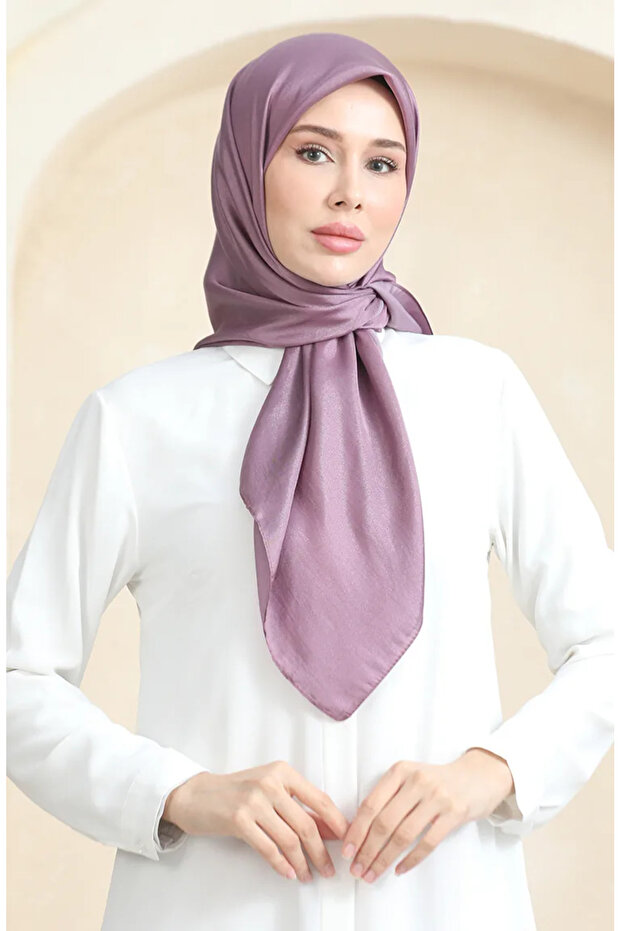 وشاح كريستال عادي 70252-12 أرجواني غامق