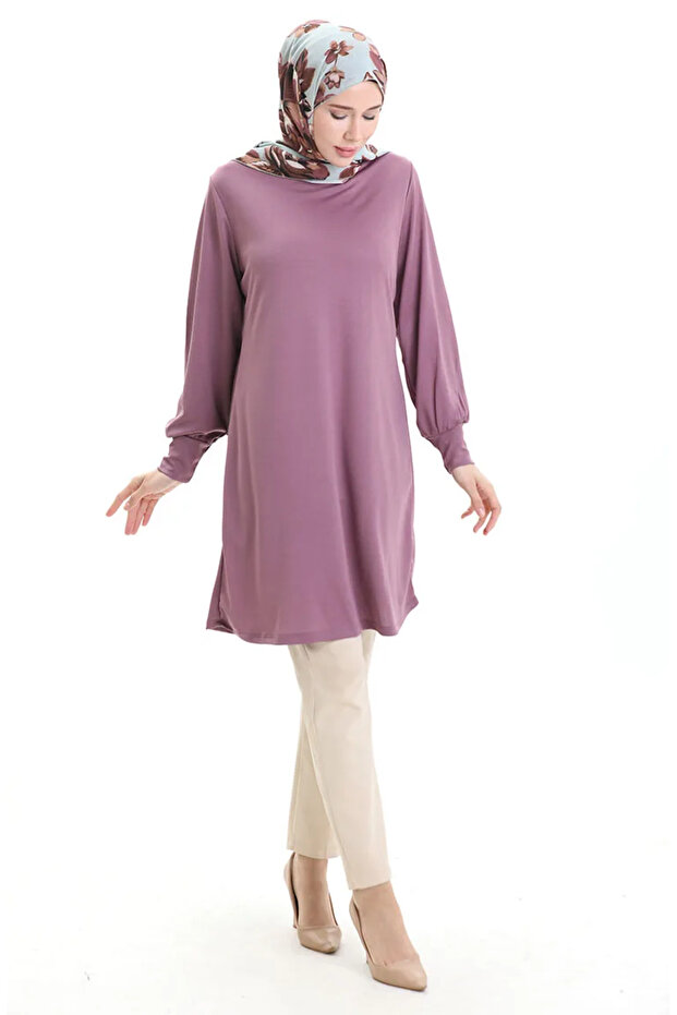Basic Tunic 1120-10 Dark Rose Dried - 3